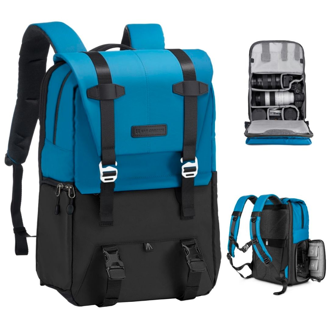 K&F Concept Camera Backpack 20L Waterproof Urban Wander 01 (Plavi) KF13.087AV7 - 1